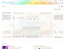 Tablet Screenshot of dsource.in